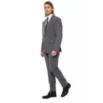 Billionaire Italian Couture Graue Wolle Männer Anzug