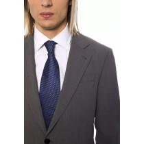 Billionaire Italian Couture Graue Wolle Männer Anzug