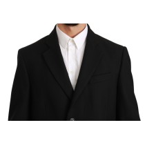 Dolce & Gabbana Eleganter Blazer aus schwarzer Wolle für formelle Anlässe