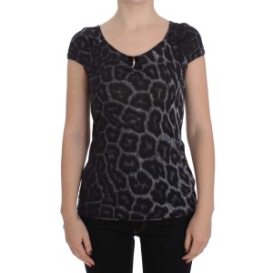 Schickes Leoparden Modal Top von Cavalli