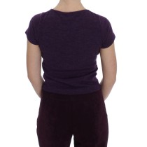 BENCIVENGA Eleganter dreiteiliger Anzug aus lila Wollmischung