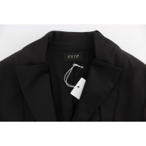 Exte Elegante schwarze Stretch-Blazerjacke