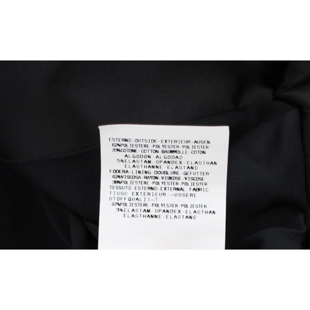 Exte Elegante schwarze Stretch-Blazerjacke