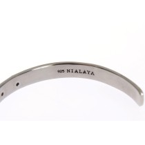 Chic Nialaya Silber CZ Armreif für Sie