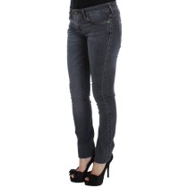 Cavalli Slim Fit Green Diamond Blue Wash Jeans