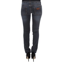 Cavalli Slim Fit Green Diamond Blue Wash Jeans