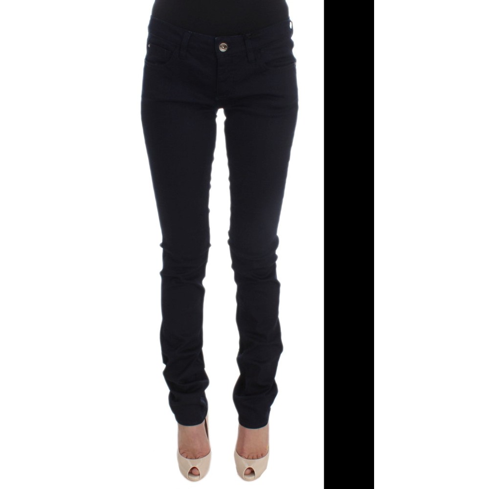 Costume National Schicke blaue Regular Fit Designer Jeans
