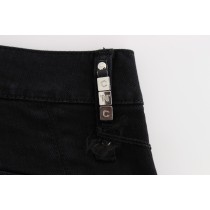 Costume National Schicke Slim Fit Blue Jeans für die moderne Frau