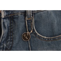 Costume National Schicke Slim Fit Blue Jeans für die moderne Frau