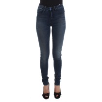 Costume National Schlanke italienische Designer-Jeans mit schmaler Passform