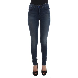 Costume National Schlanke italienische Designer-Jeans mit schmaler Passform