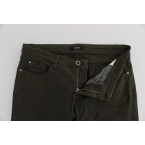 Costume National Schicke schwarze Regular Fit Denim Jeans