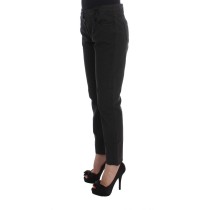 Costume National Schicke schwarze Regular Fit Denim Jeans