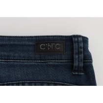 Costume National Schlanke italienische Designer-Jeans mit schmaler Passform
