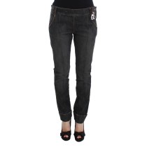 Ermanno Scervino Schicke Slim Fit Jeans mit grauer Waschung