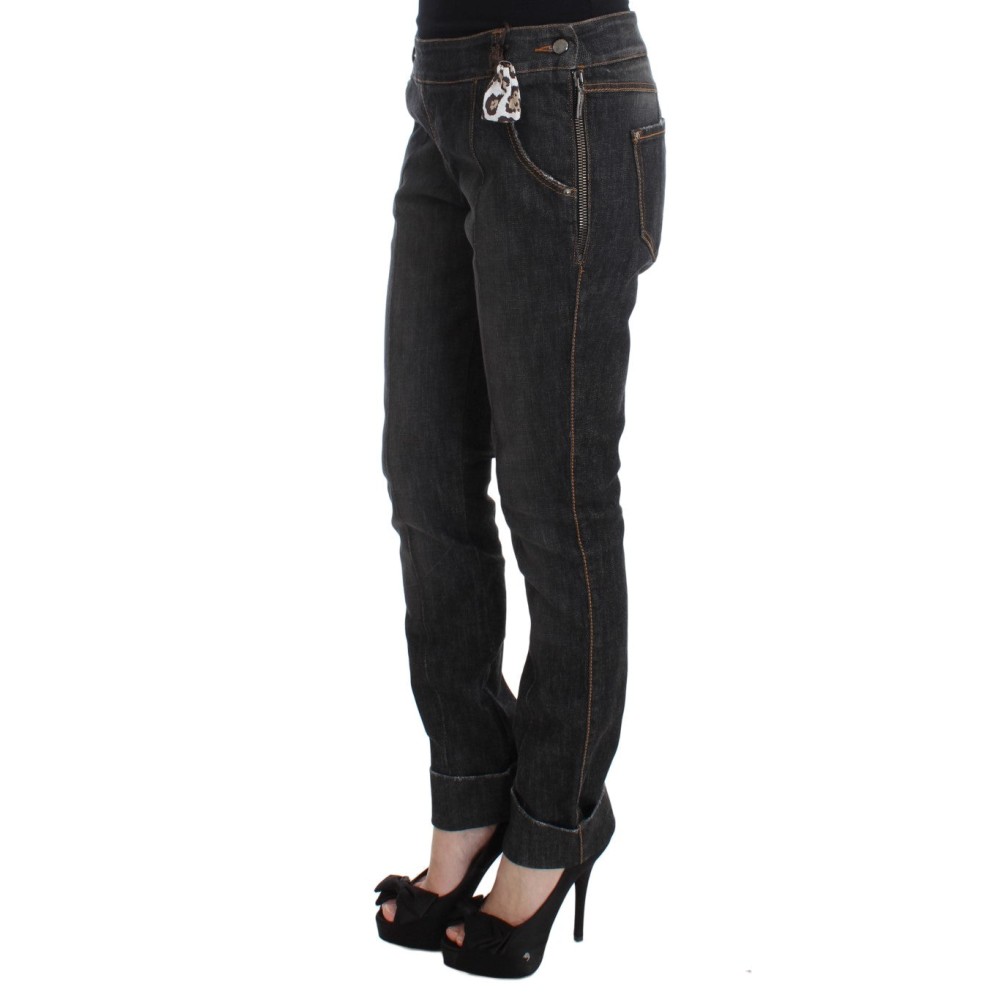 Ermanno Scervino Schicke Slim Fit Jeans mit grauer Waschung