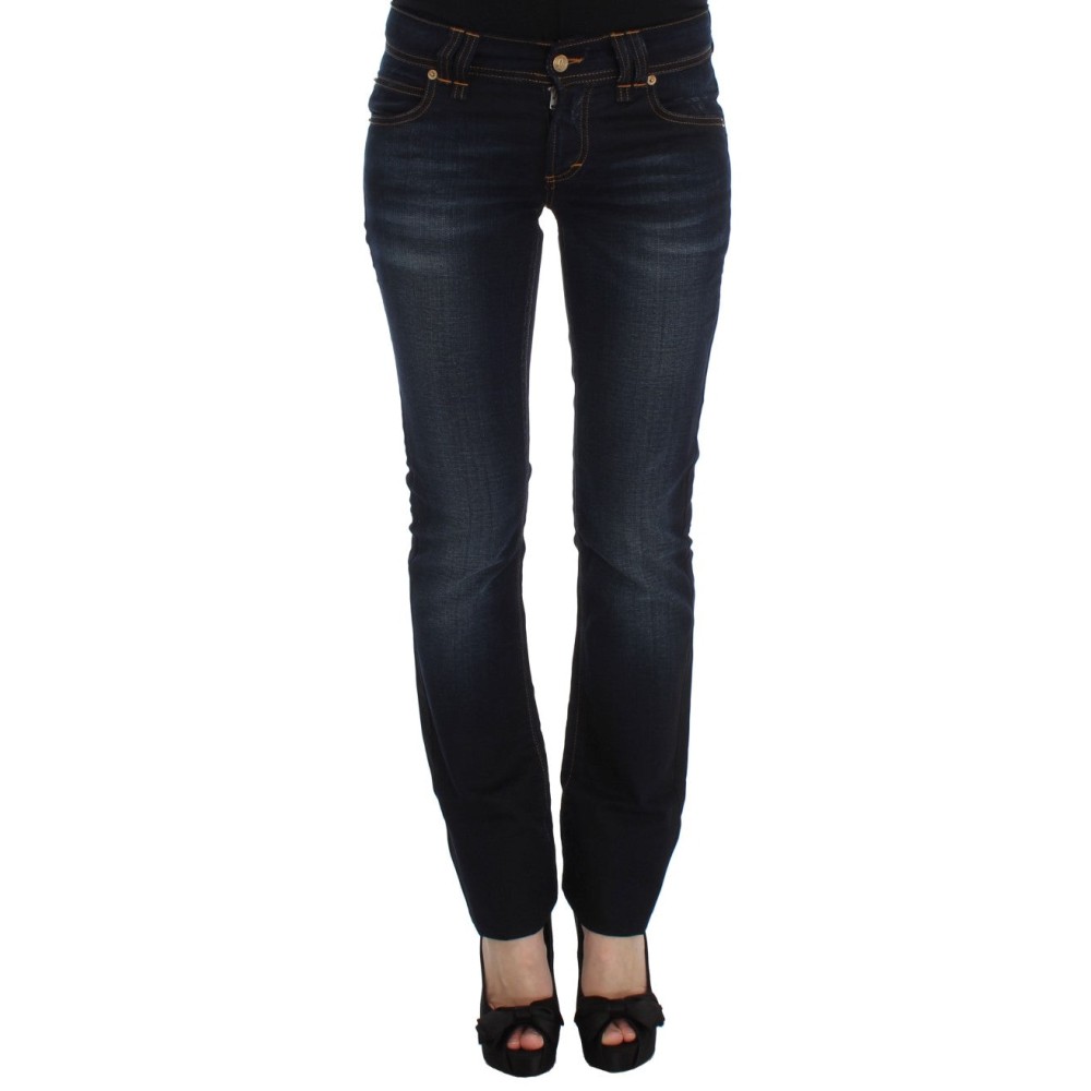 John Galliano Elegante Slim Fit Designer Jeans