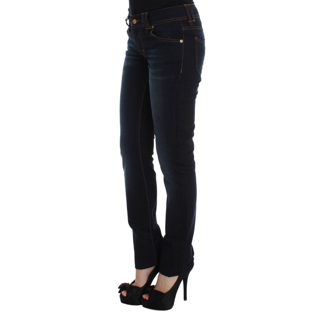 John Galliano Elegante Slim Fit Designer Jeans