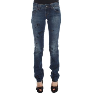 John Galliano Elegante Slim Bootcut Denim Jeans