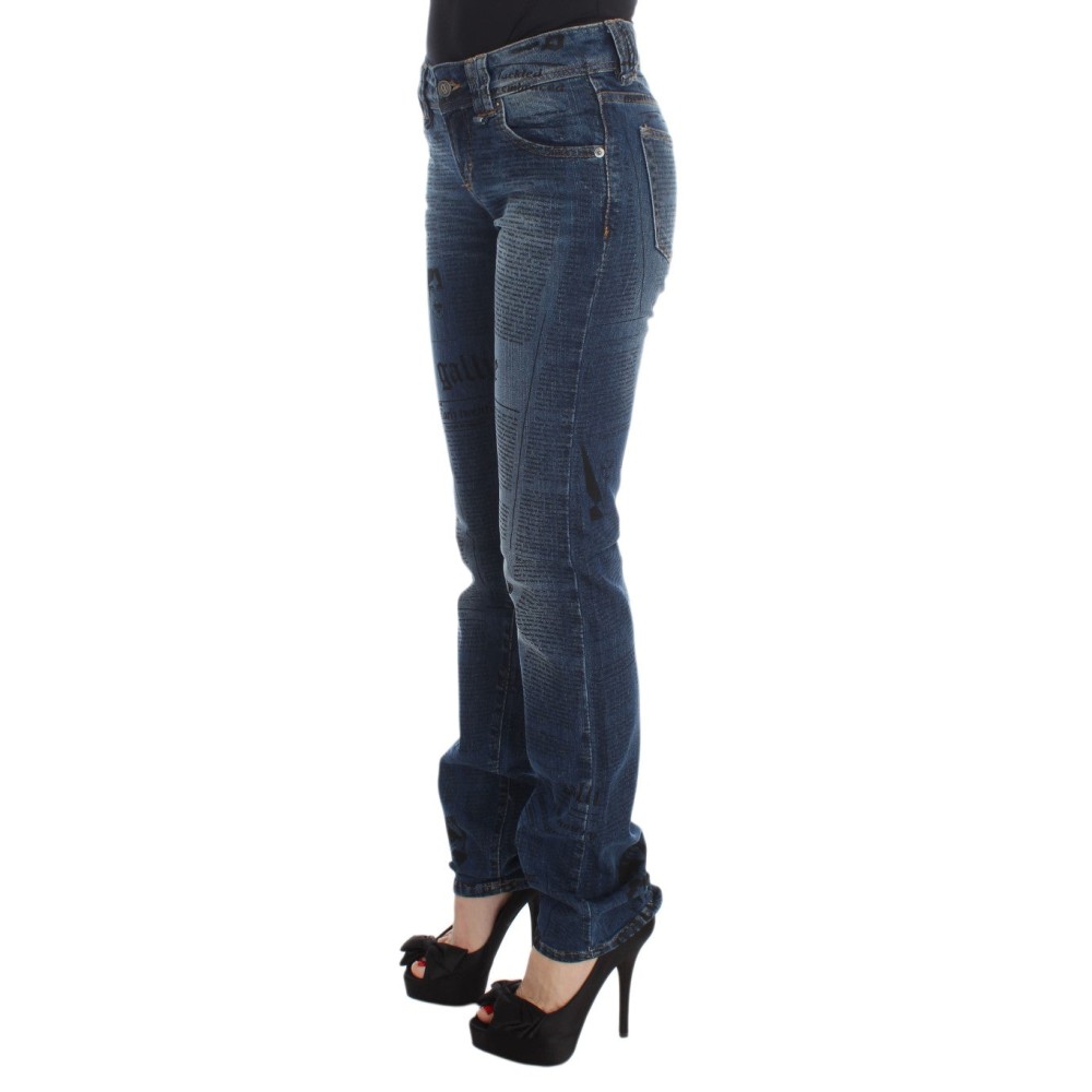 John Galliano Elegante Slim Bootcut Denim Jeans
