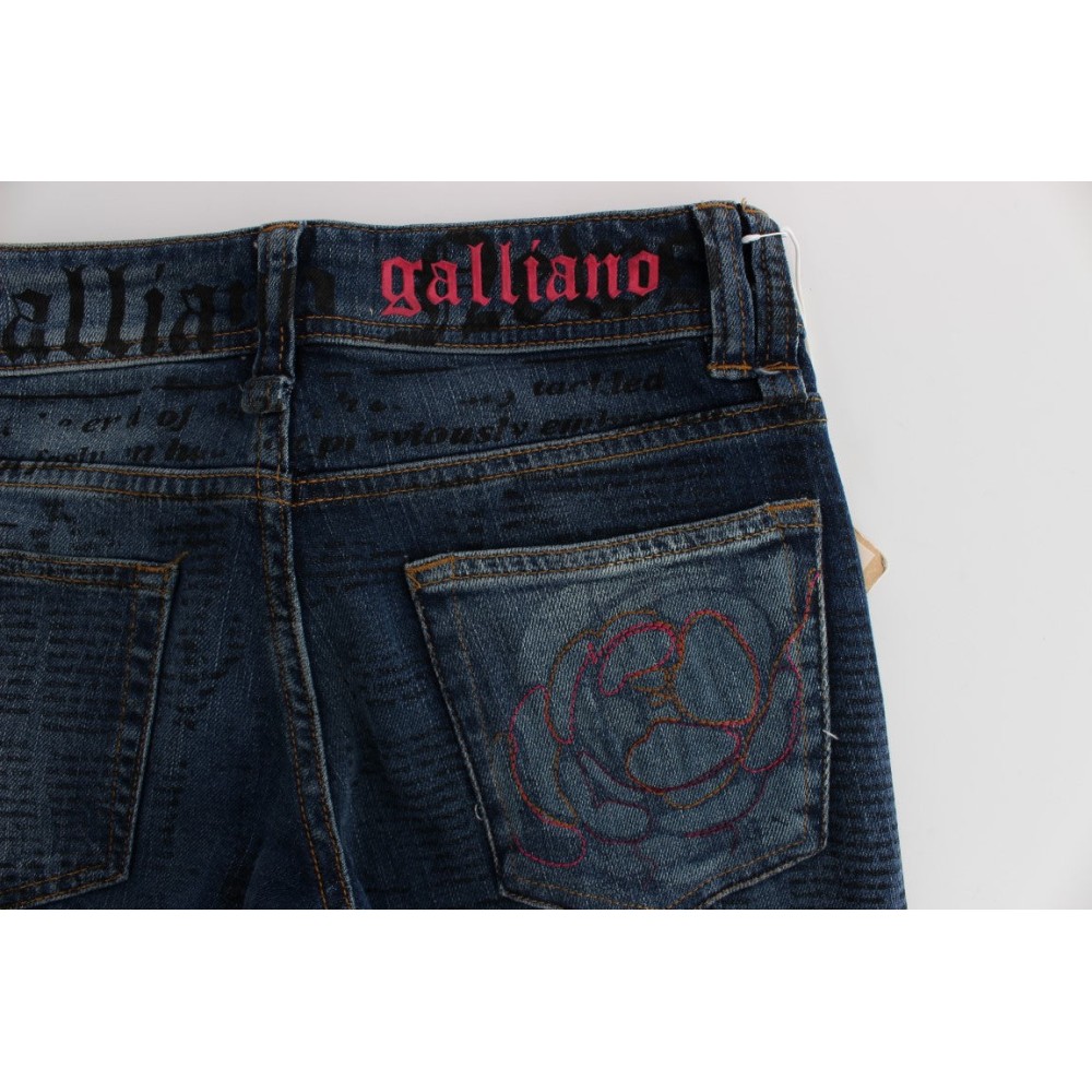 John Galliano Elegante Slim Bootcut Denim Jeans