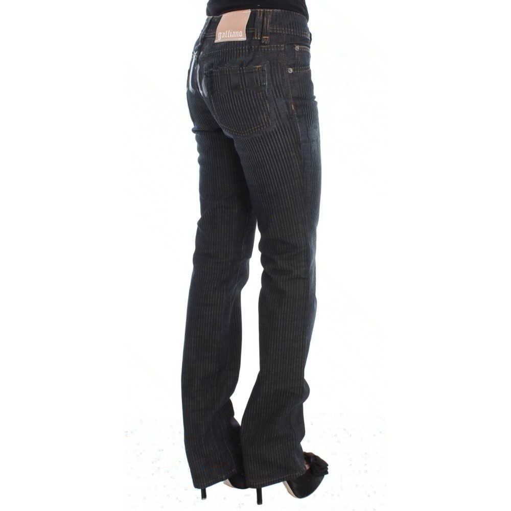 John Galliano Schicke Slim Fit Bootcut Designer Jeans