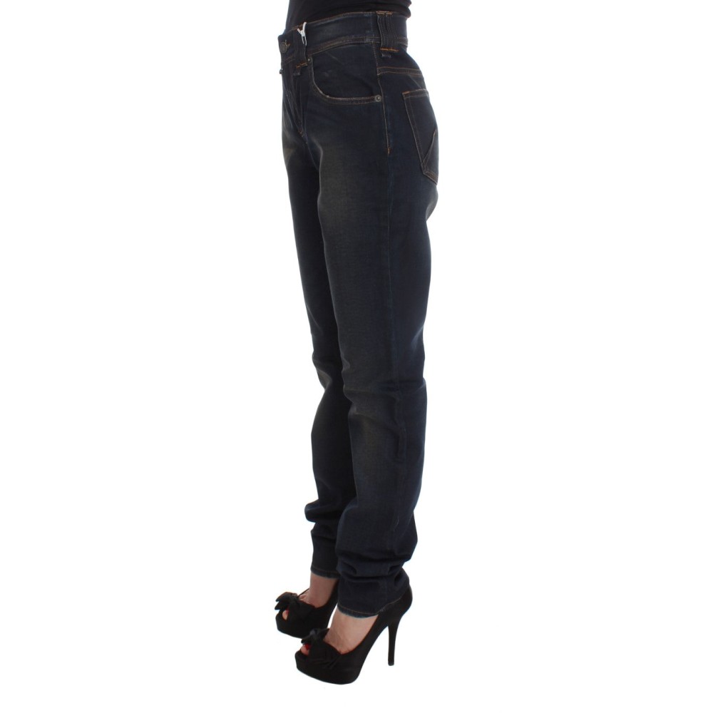 John Galliano Chic Slim Fit Blaue Jeans