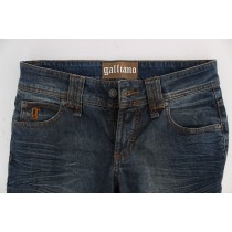 John Galliano Schicke Slim Fit Bootcut Designer Jeans