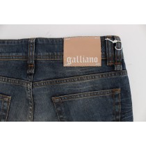 John Galliano Chic Slim Fit Blaue Jeans
