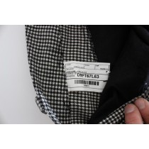 Ermanno Scervino Schicke karierte schwarz-weiße Regular Fit Hose