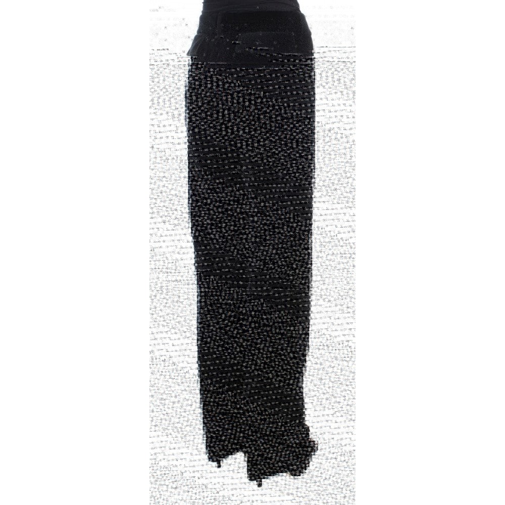 Ermanno Scervino Elegante schwarze Straight Fit Jeans