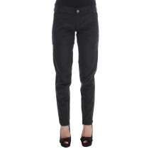 Ermanno Scervino Schicke karierte schwarz-weiße Regular Fit Hose