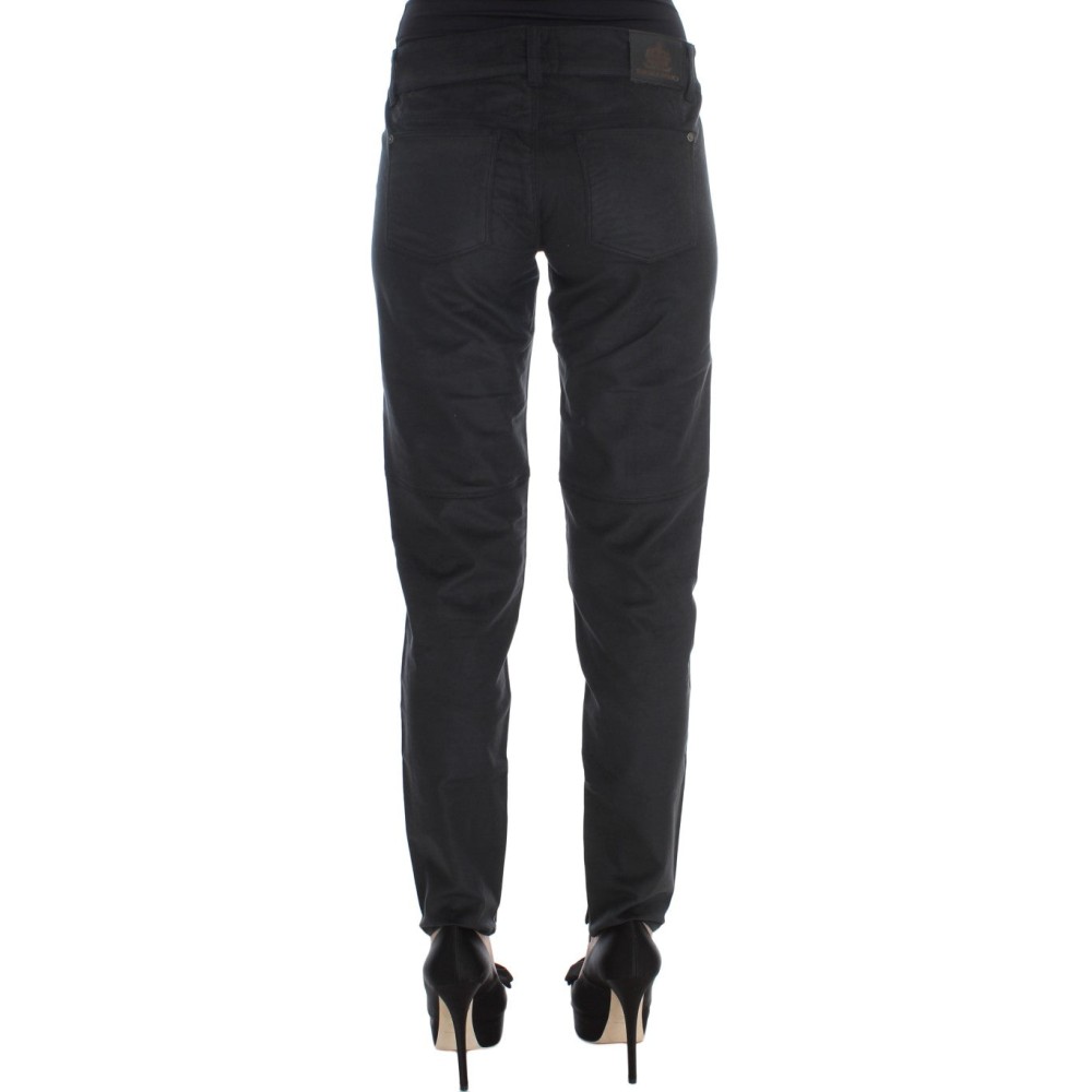 Ermanno Scervino Chic Schwarz Regular Fit Hose