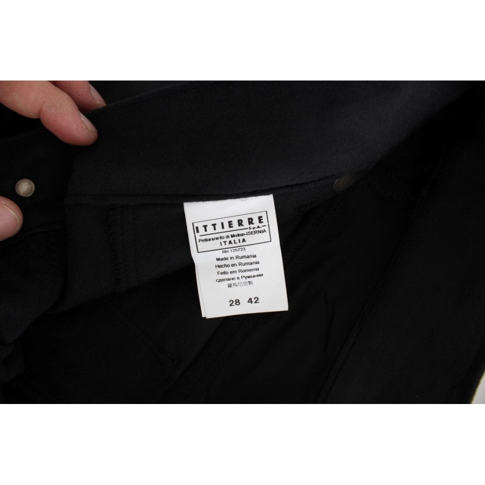 Ermanno Scervino Chic Schwarz Regular Fit Hose