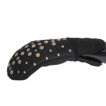 Dolce & Gabbana Elegantes schwarzes Nerzpelz-Schulterhalstuch