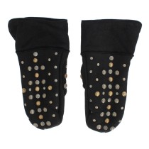 Dolce & Gabbana Elegantes schwarzes Nerzpelz-Schulterhalstuch
