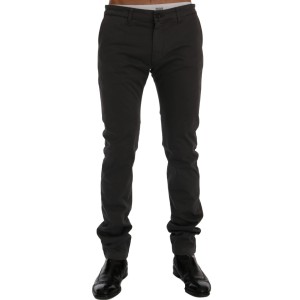 GF Ferre Elegante Slim-Fit-Hose aus grauer Baumwolle