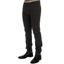 GF Ferre Elegante Slim-Fit-Hose aus grauer Baumwolle