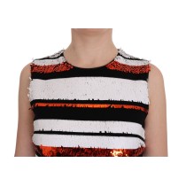 Dolce & Gabbana Elegantes floral besticktes Maxikleid aus Seide