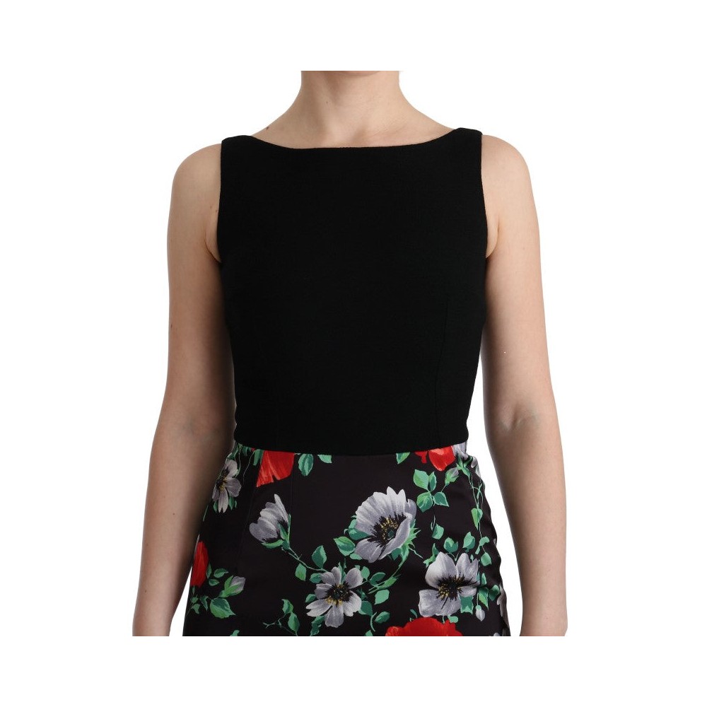 Dolce & Gabbana Elegantes geblümtes Etuikleid