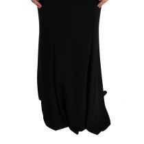 Dolce & Gabbana Elegantes, bodenlanges Etuikleid in Schwarz