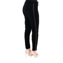 Ermanno Scervino Schicke schwarze Slim Fit Cropped Pants