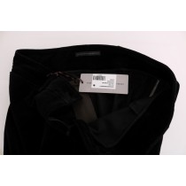 Ermanno Scervino Schicke schwarze Slim Fit Cropped Pants