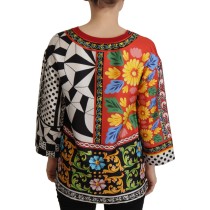 Dolce & Gabbana Rock aus verzierter Wolle in leuchtendem Orange