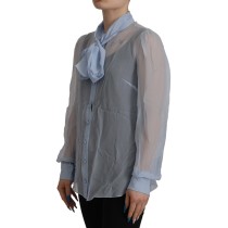 John Galliano Eleganter Baumwollpullover mit Rundhalsausschnitt in Grün