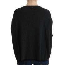 Costume National Elegantes lila Blusen-T-Shirt mit V-Ausschnitt