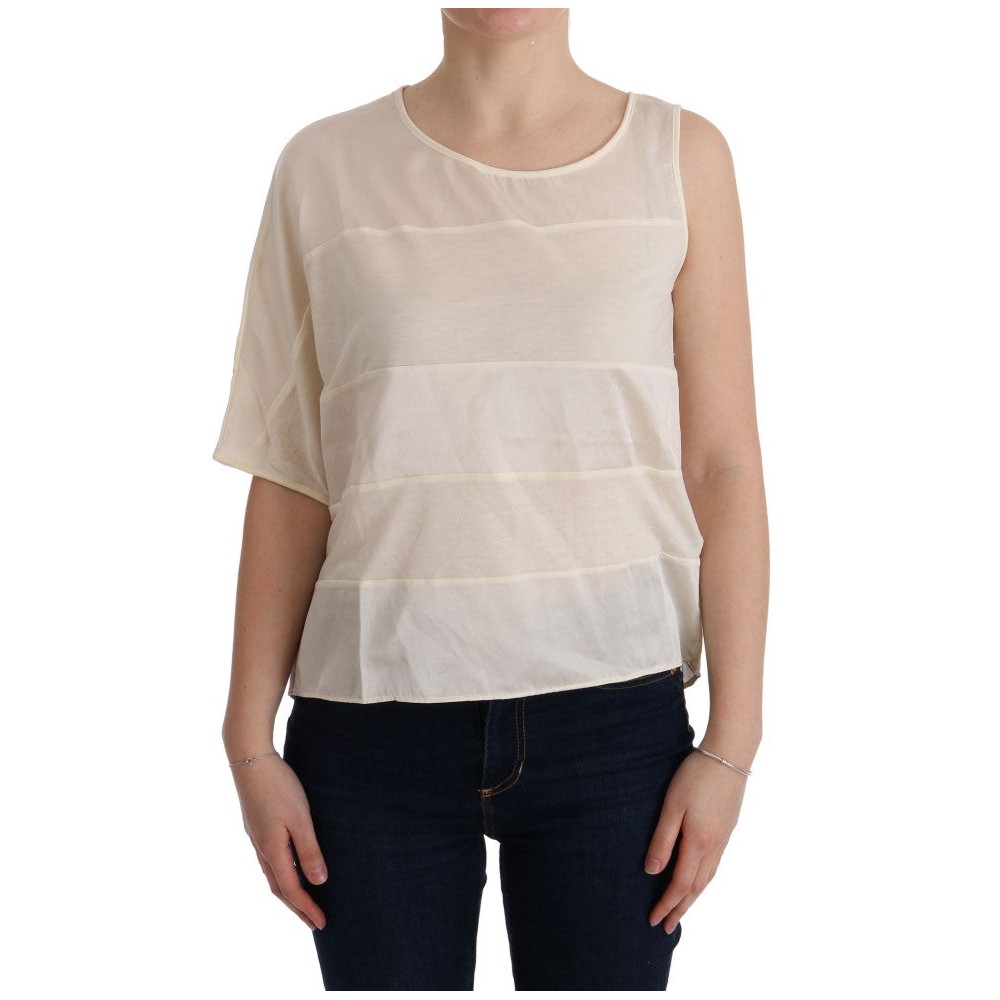 Costume National Beigefarbenes ärmelloses Modal-Top - Elevated Basics