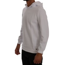 Daniele Alessandrini Eleganter grüner Kapuzenpullover mit Reißverschluss