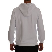 Daniele Alessandrini Eleganter Kapuzenpullover aus weißer Baumwolle