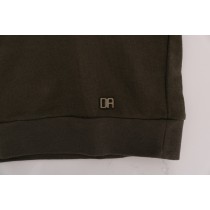 Daniele Alessandrini Eleganter Kapuzenpullover aus weißer Baumwolle